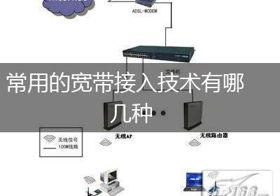 常用的宽带接入技术有哪几种