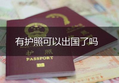 有护照可以出国了吗
