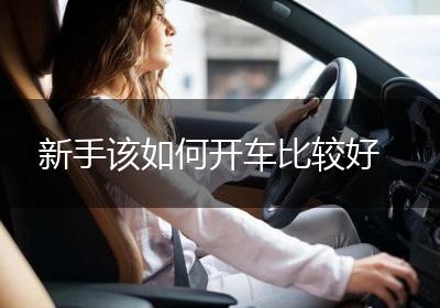 新手该如何开车比较好