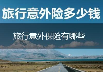 旅行意外保险有哪些