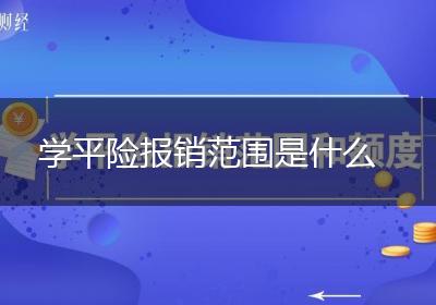 学平险报销范围是什么