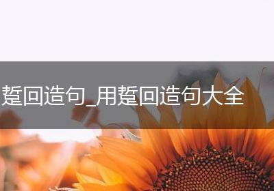 踅回造句_用踅回造句大全