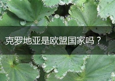 克罗地亚是欧盟国家吗？