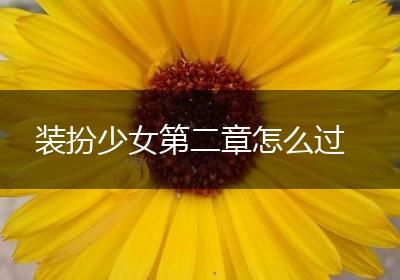 装扮少女第二章怎么过