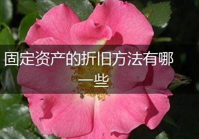 固定资产的折旧方法有哪一些