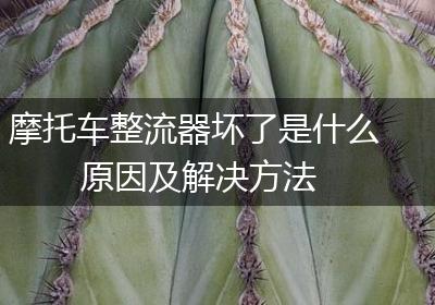 摩托车整流器坏了是什么原因及解决方法