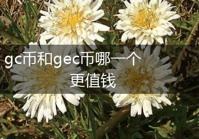 gc币和gec币哪一个更值钱