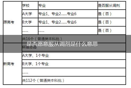 是否愿意服从调剂是什么意思,第1张
