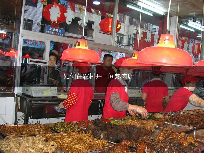 如何在农村开一间熟肉店,第1张