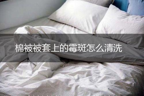 棉被被套上的霉斑怎么清洗,第1张