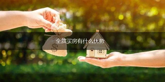 全款买房有什么优势,第1张