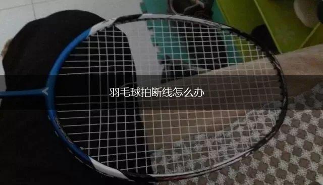 羽毛球拍断线怎么办,第1张