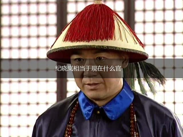 纪晓岚相当于现在什么官,第1张