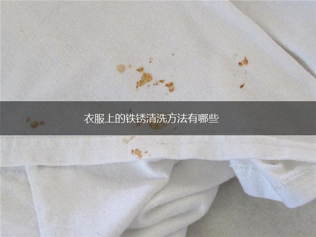 衣服上的铁锈清洗方法有哪些,第1张