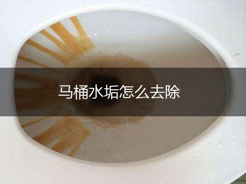 马桶水垢怎么去除,第1张