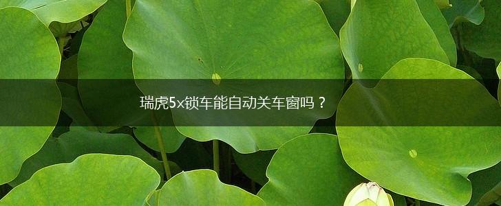 瑞虎5x锁车能自动关车窗吗？,第1张