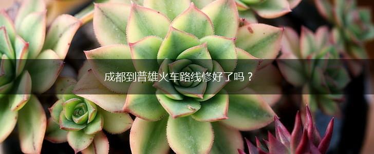 成都到普雄火车路线修好了吗？,第1张