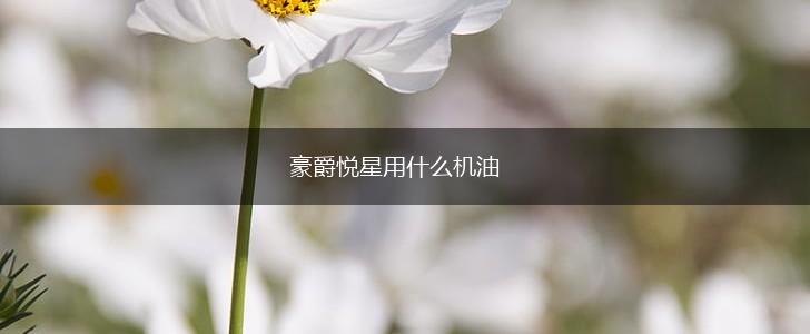 豪爵悦星用什么机油,第1张