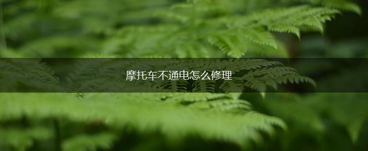摩托车不通电怎么修理,第1张