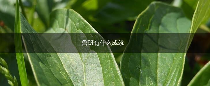 鲁班有什么成就,第1张