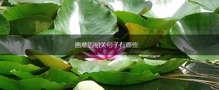 画意的相关句子有哪些,第1张