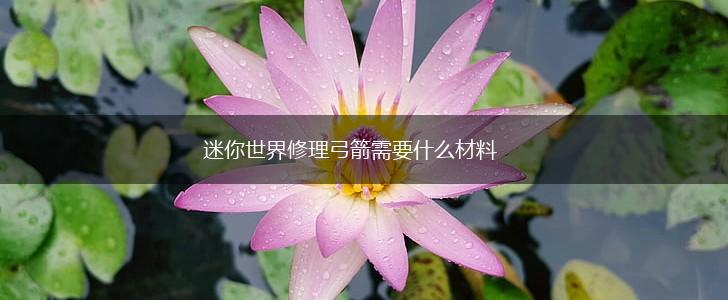迷你世界修理弓箭需要什么材料,第1张