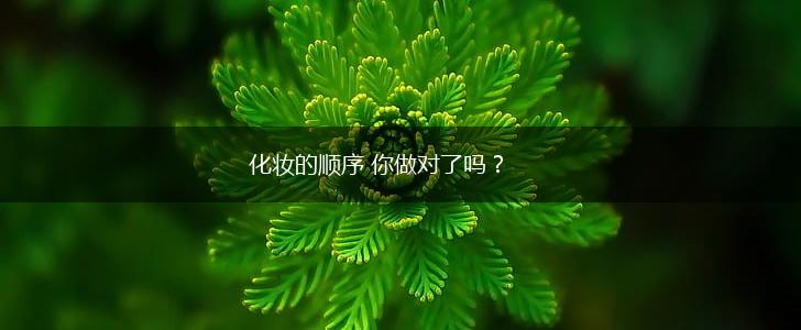 化妆的顺序 你做对了吗？,第1张