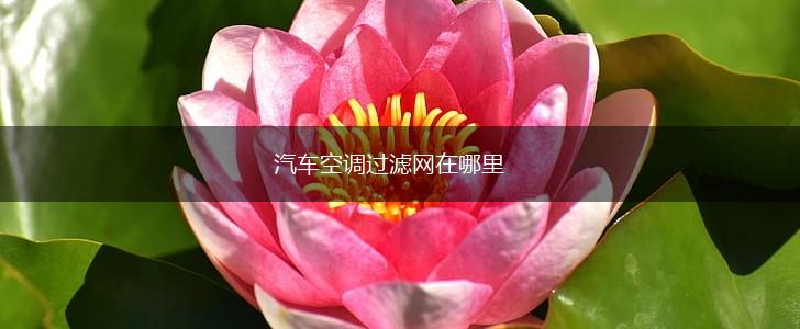汽车空调过滤网在哪里,第1张