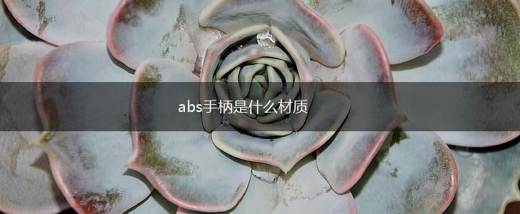 abs手柄是什么材质,第1张