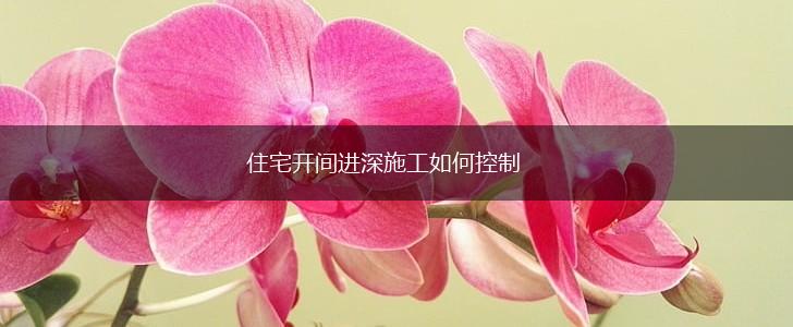 住宅开间进深施工如何控制,第1张