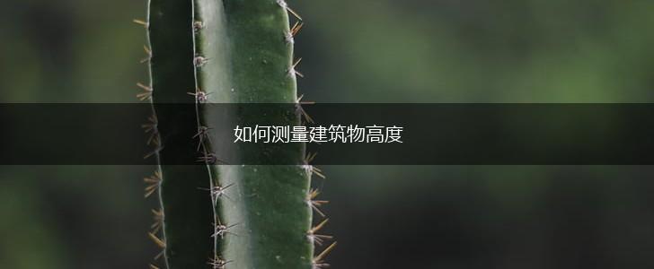 如何测量建筑物高度,第1张