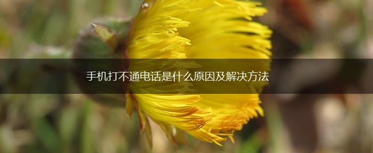 手机打不通电话是什么原因及解决方法,第1张