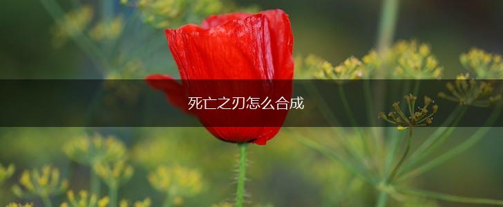 死亡之刃怎么合成,第1张