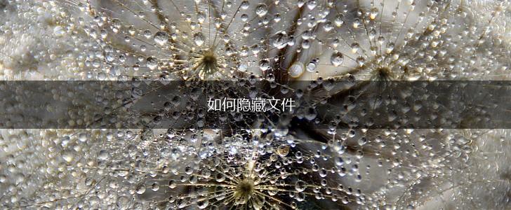 如何隐藏文件,第1张