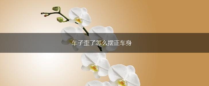 车子歪了怎么摆正车身,第1张