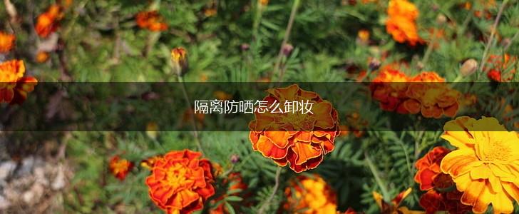 隔离防晒怎么卸妆,第1张