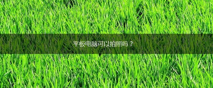平板电脑可以拍照吗？,第1张