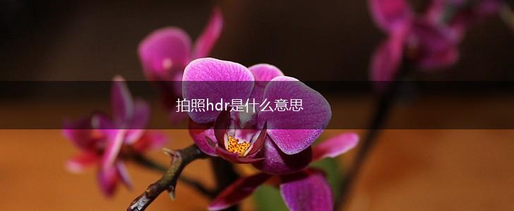 拍照hdr是什么意思,第1张