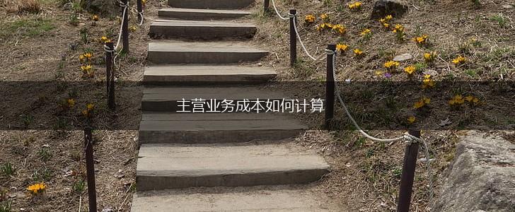 主营业务成本如何计算,第1张