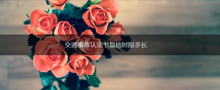 交通事故认定书复核时限多长,第1张