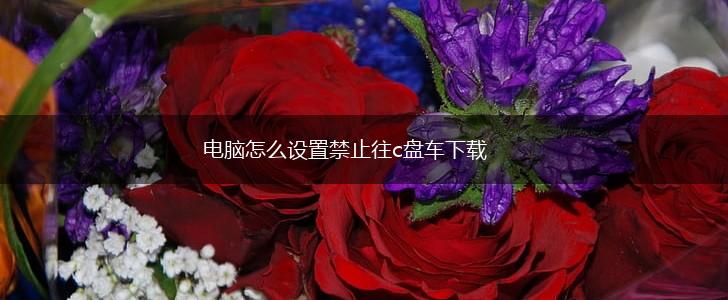 电脑怎么设置禁止往c盘车下载,第1张