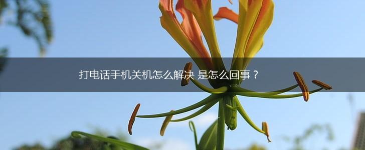 打电话手机关机怎么解决 是怎么回事？,第1张