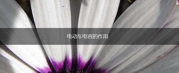 电动车电容的作用,第1张