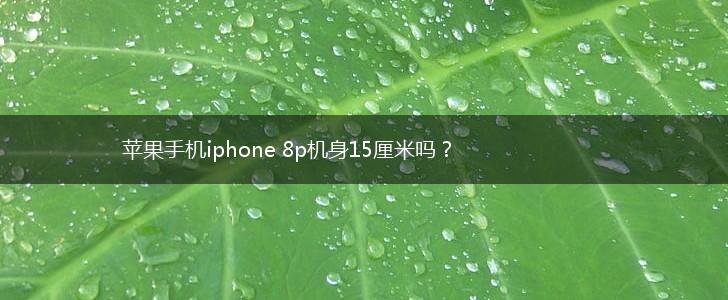 苹果手机iphone 8p机身15厘米吗？,第1张