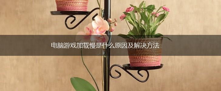 电脑游戏加载慢是什么原因及解决方法,第1张