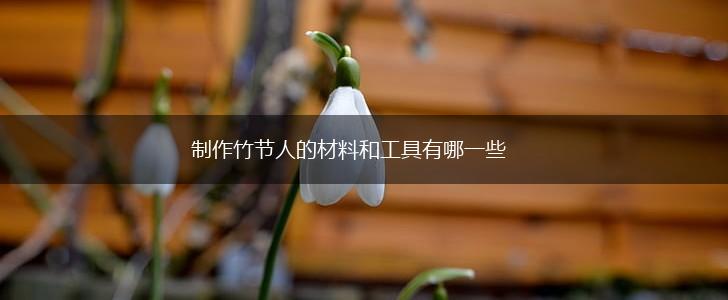 制作竹节人的材料和工具有哪一些,第1张