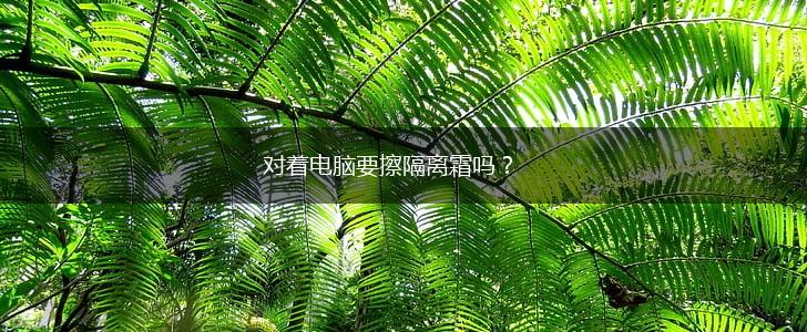 对着电脑要擦隔离霜吗？,第1张