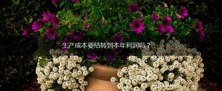 生产成本要结转到本年利润吗？,第1张