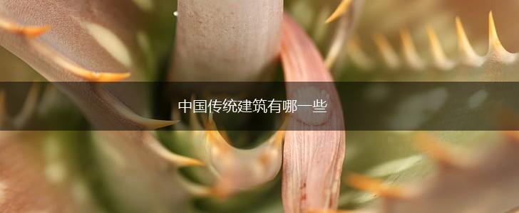 中国传统建筑有哪一些,第1张