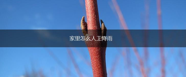 家里怎么人工降雨,第1张